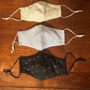 Lele Sadoughi Set of Three Face Masks